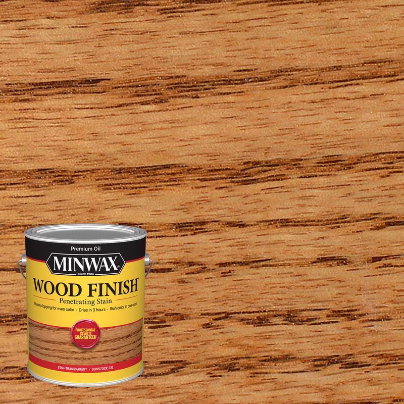 MINWAX - Minwax Wood Finish Semi-Transparent Gunstock Oil-Based Penetrating Stain 1 gal - Case of 2