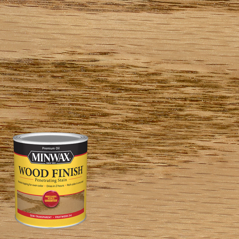 MINWAX - Minwax Wood Finish Semi-Transparent Fruitwood Oil-Based Penetrating Wood Stain 1 qt