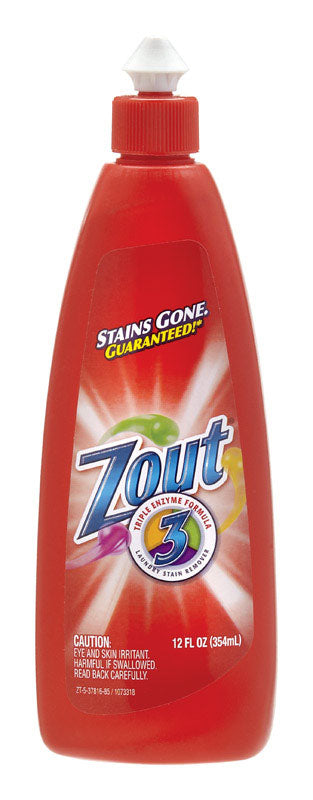 ZOUT - Zout No Scent Laundry Stain Remover Liquid 12 oz - Case of 12