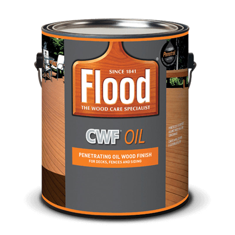 FLOOD COMPANY - Flood CWF Oil Matte Natural Oil-Based Wood Finish 1 gal - Case of 4