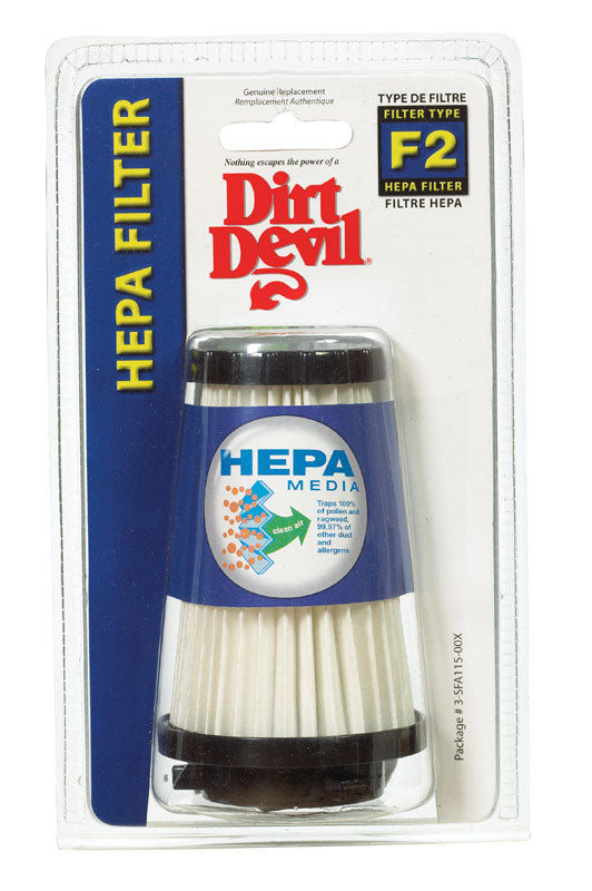 DIRT DEVIL - Dirt Devil Vacuum Filter For For use in dynamite quick vacuum 1 pk