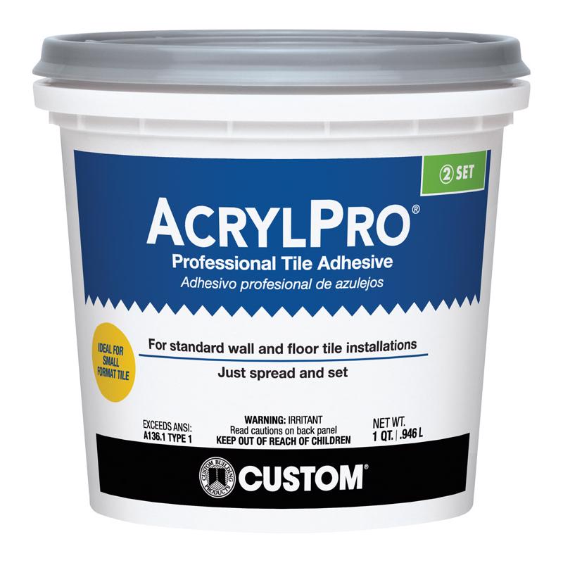 ACRYLPRO - Custom Building Products AcrylPro Ceramic Tile Adhesive 1 qt