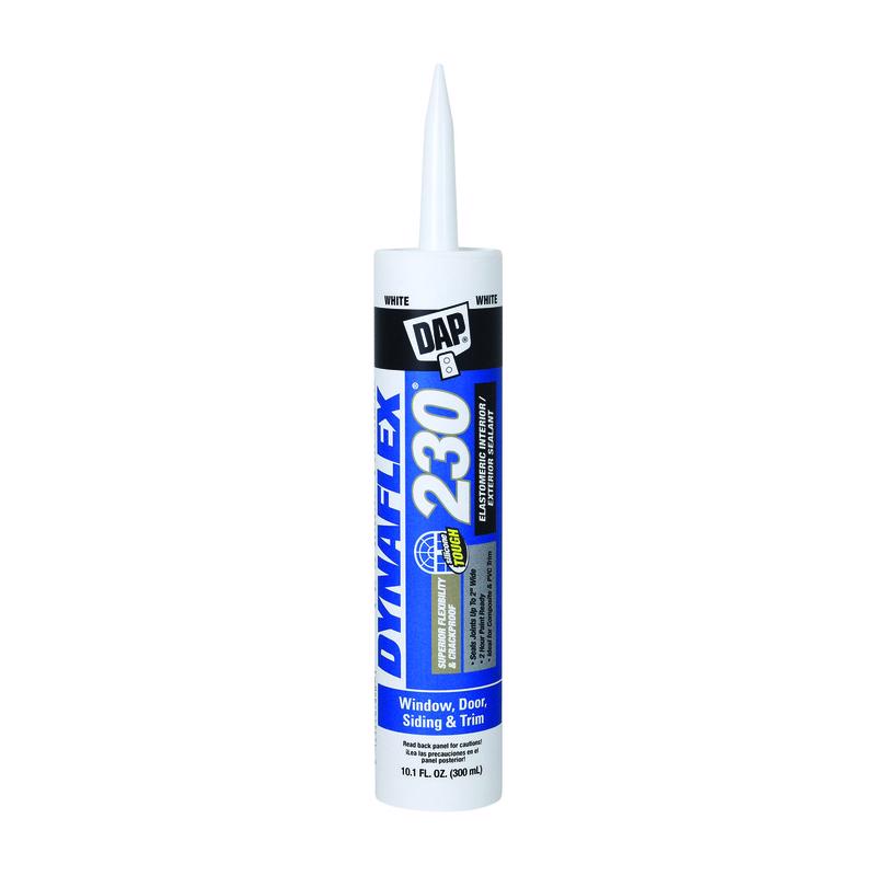 DYNAFLEX 230 - DAP Dynaflex 230 White Premium Latex Door/Siding/ Window Sealant 10.1 oz - Case of 12