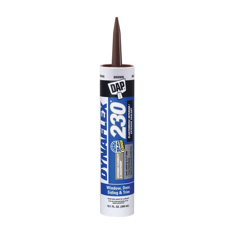 DYNAFLEX 230 - DAP Dynaflex 230 Brown Premium Latex Door/Siding/ Window Sealant 10.1 oz - Case of 12