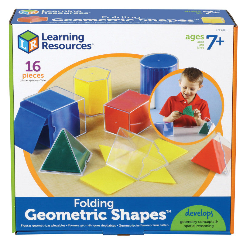 LEARNING RESOURCES - Folding Geometric Shapes™, Pack of 16
