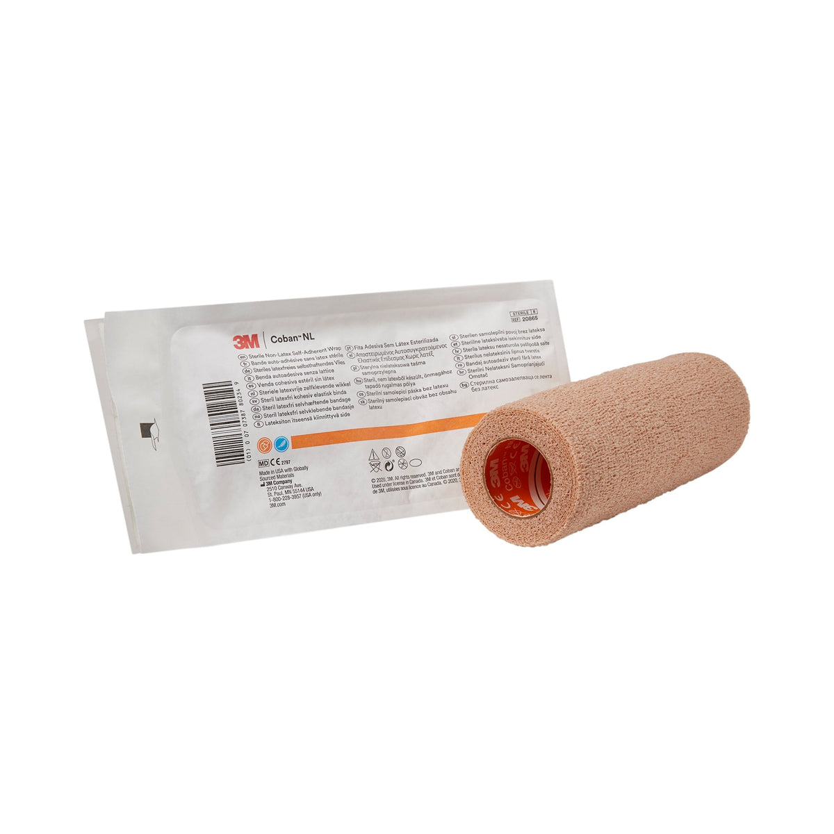Solventum Corporation - Cohesive Bandage 3M™ Coban™ LF 6 Inch X 5 Yard Self-Adherent Closure Tan Sterile Standard Compression [1/EA]