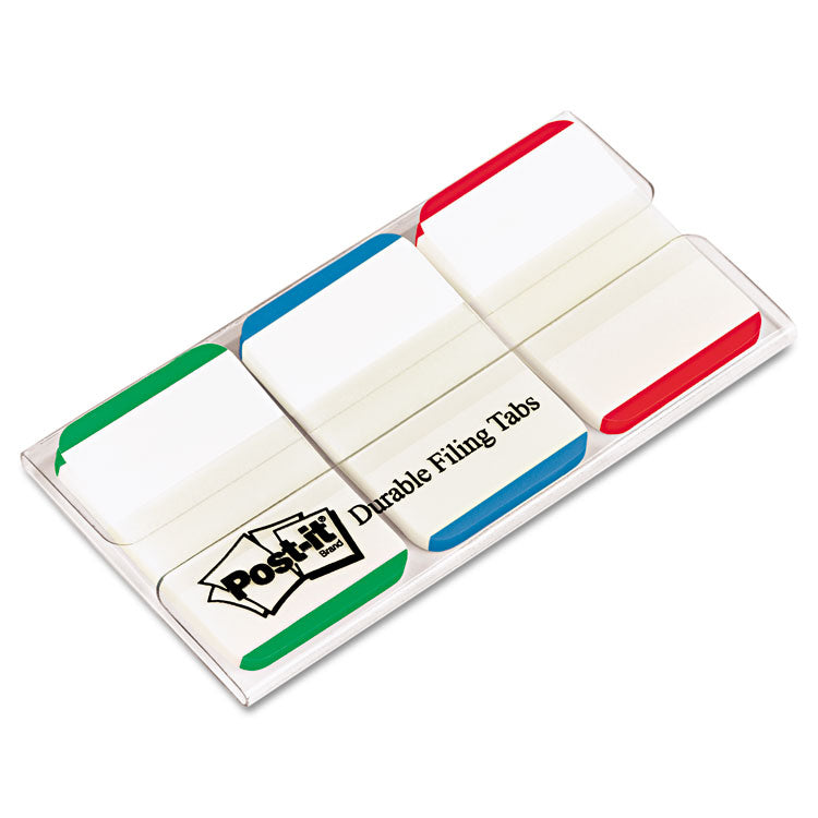Post-it Tabs - 1" Lined Tabs, 1/5-Cut, Lined, Assorted Colors, 1" Wide, 66/Pack