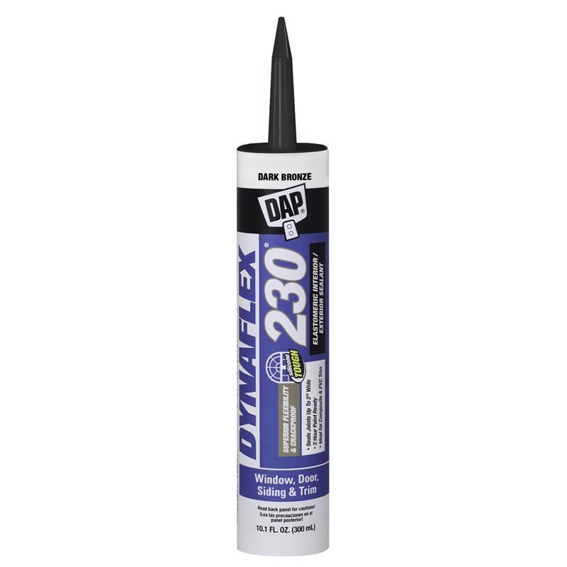 DYNAFLEX 230 - DAP Dynaflex 230 Dark Bronze Premium Latex Door/Siding/ Window Sealant 10.1 oz - Case of 12