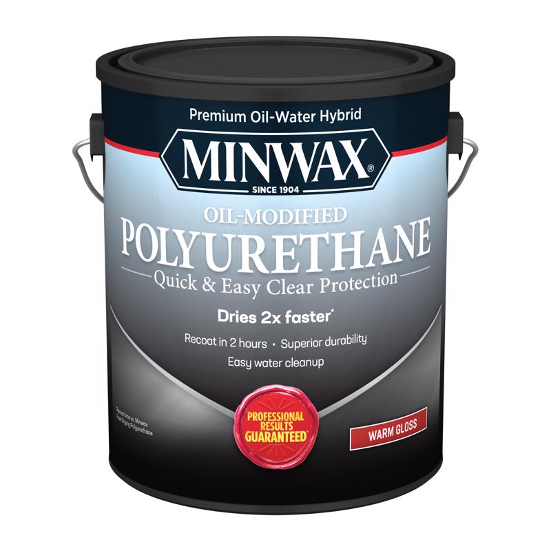 MINWAX - Minwax Oil-Modified Gloss Clear Oil-Based Polyurethane 1 gal - Case of 2