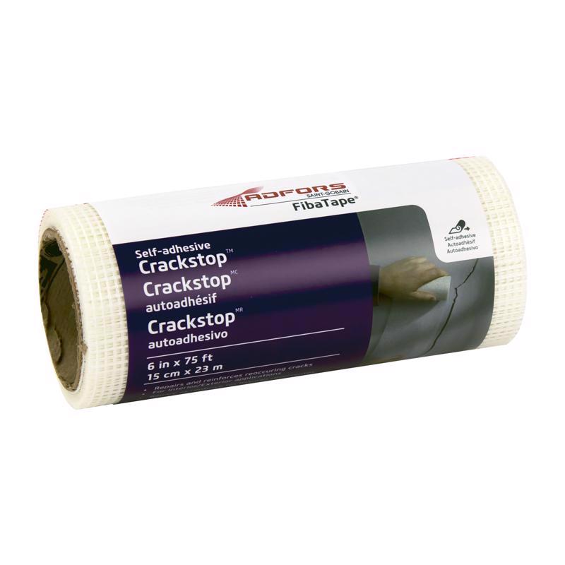 FIBATAPE - Saint-Gobain ADFORS FibaTape 75 ft. L X 6 in. W Fiberglass Mesh White Self Adhesive Wall Repair Fabr