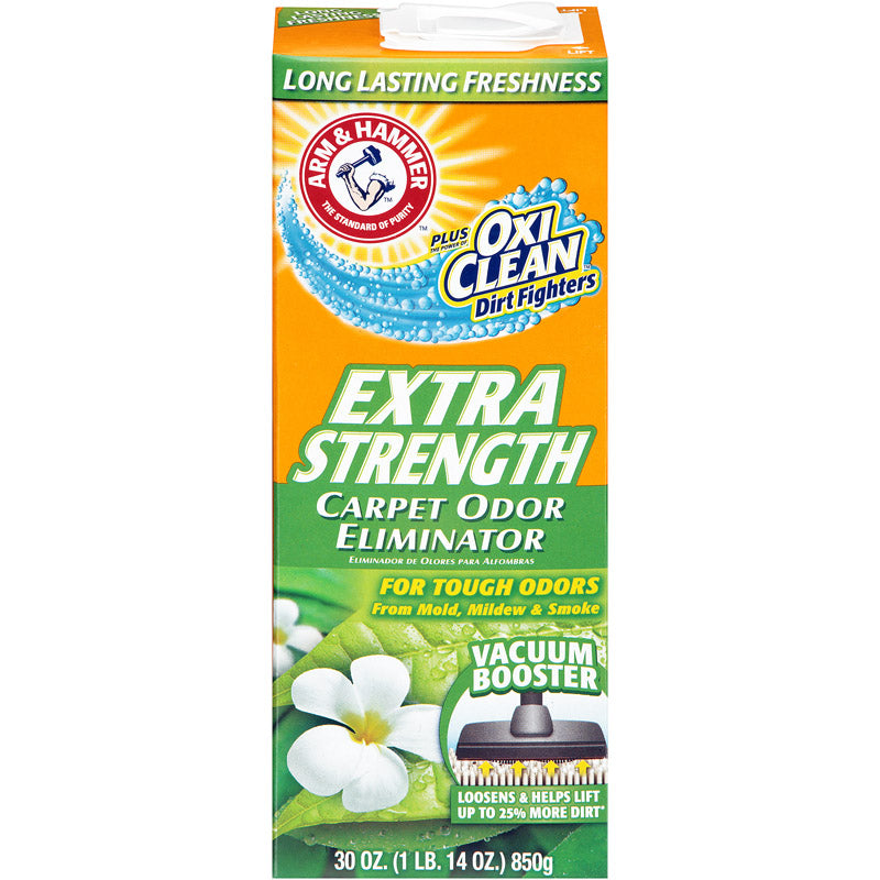 ARM & HAMMER - Arm & Hammer Plus OxiClean Fresh Scent Odor Eliminator 30 oz Powder - Case of 6