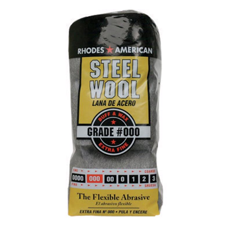 RHODES AMERICAN - Rhodes American 000 Grade Extra Fine Steel Wool Pad 12 pk - Case of 6