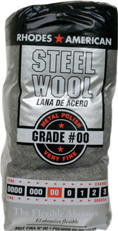 RHODES AMERICAN - Rhodes American 00 Grade Very Fine Steel Wool Pad 12 pk - Case of 6
