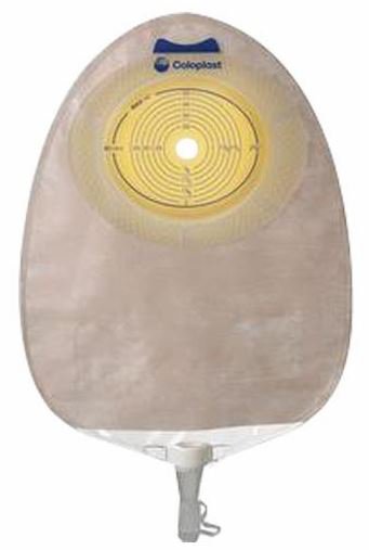 Coloplast - Urostomy Pouch SenSura® One-Piece System 10-3/8 Inch Length, Maxi Convex Light, Pre-Cut 1 Inch Stoma Drainable [10/BX]