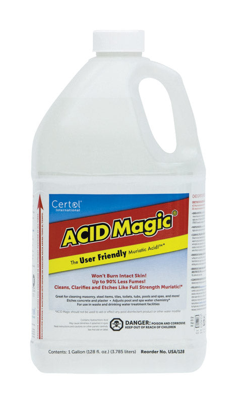 ACID MAGIC - Acid Magic Muriatic Acid 1 gal Liquid - Case of 4