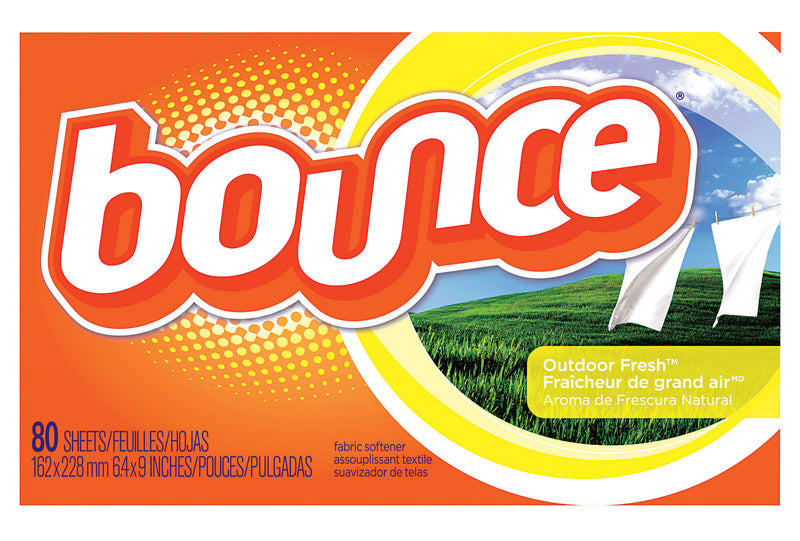 BOUNCE - Bounce Outdoor Fresh Scent Wrinkle and Static Remover Sheets 80 sheet 80 pk