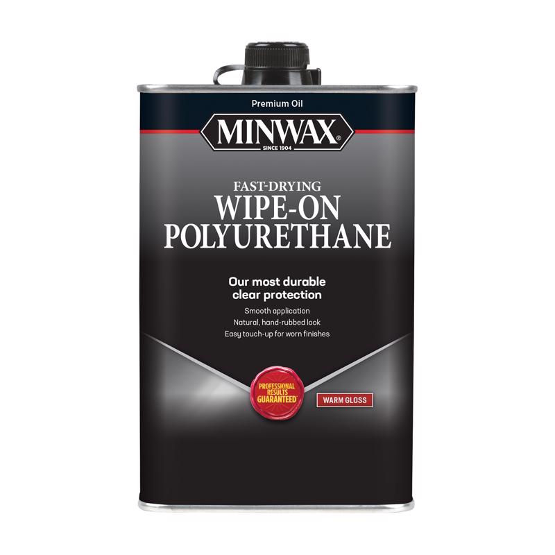 MINWAX - Minwax Wipe-On Poly Gloss Clear Oil-Based Polyurethane 1 pt - Case of 6