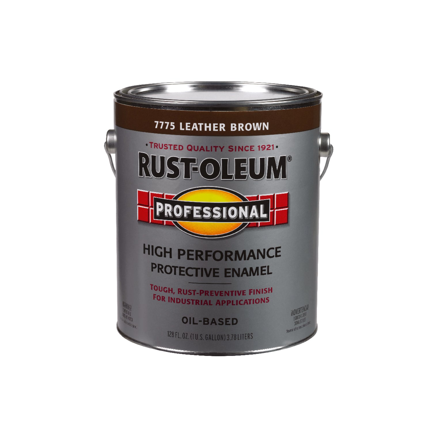 Rust-Oleum Professional Indoor and Outdoor Gloss Leather Brown Oil-Based Protective Enamel 1 gal - Case of 2