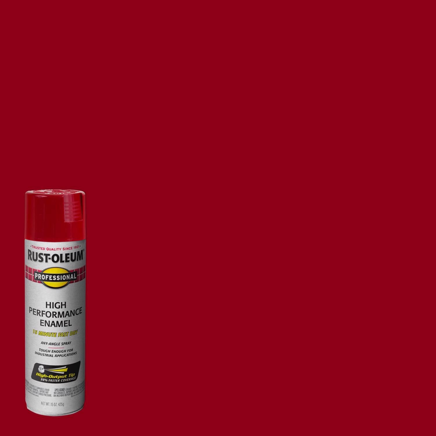 Rust-Oleum Professional Regal Red Spray Paint 15 oz - Case of 6