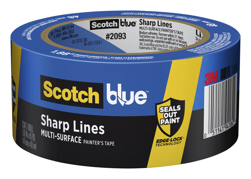 SCOTCHBLUE(TM) - ScotchBlue 1.88 in. W X 45 yd L Blue Medium Strength Painter's Tape 1 pk