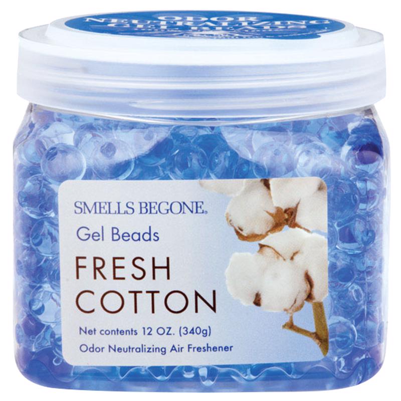 SMELLS BEGONE - Smells Begone Fresh Cotton Scent Odor Neutralizer 12 oz Gel Beads - Case of 6