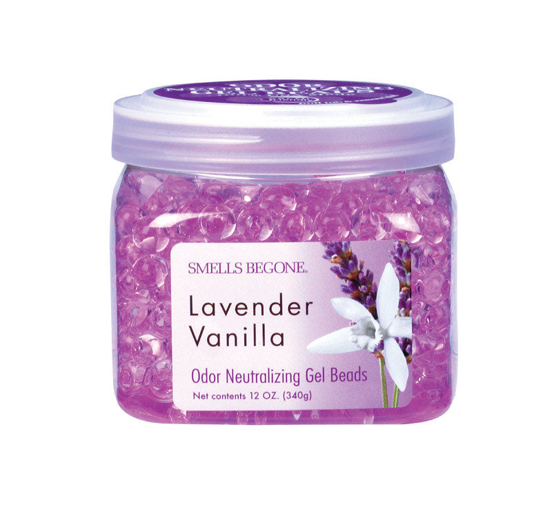 SMELLS BEGONE - Smells Begone Lavender Vanilla Scent Odor Neutralizer 12 oz Gel Beads - Case of 6