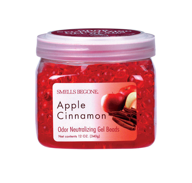SMELLS BEGONE - Smells Begone Apple Cinnamon Scent Odor Neutralizer 12 oz Gel Beads - Case of 6