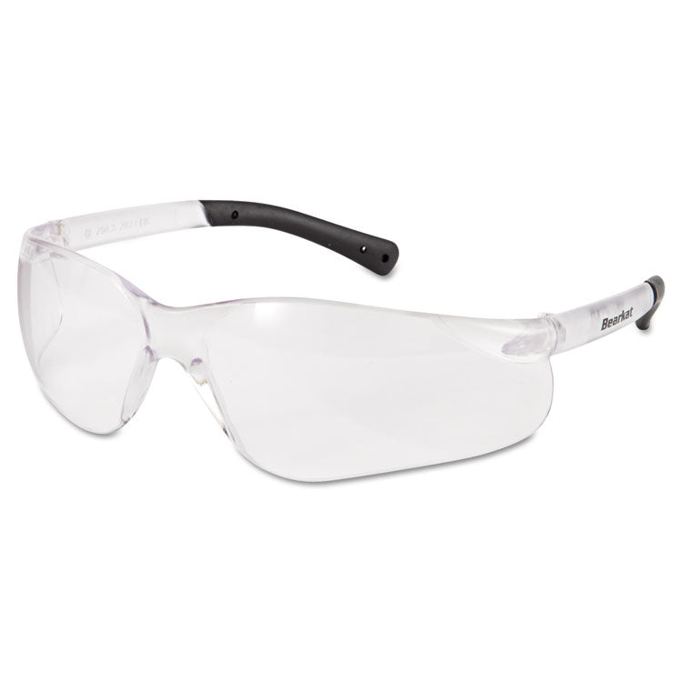MCR Safety - BearKat Safety Glasses, Frost Frame, Clear Lens, 12/Box