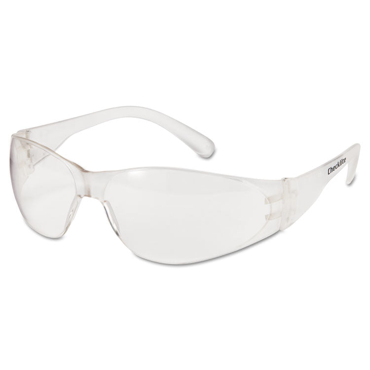 MCR Safety - Checklite Safety Glasses, Clear Frame, Clear Lens (8801920)