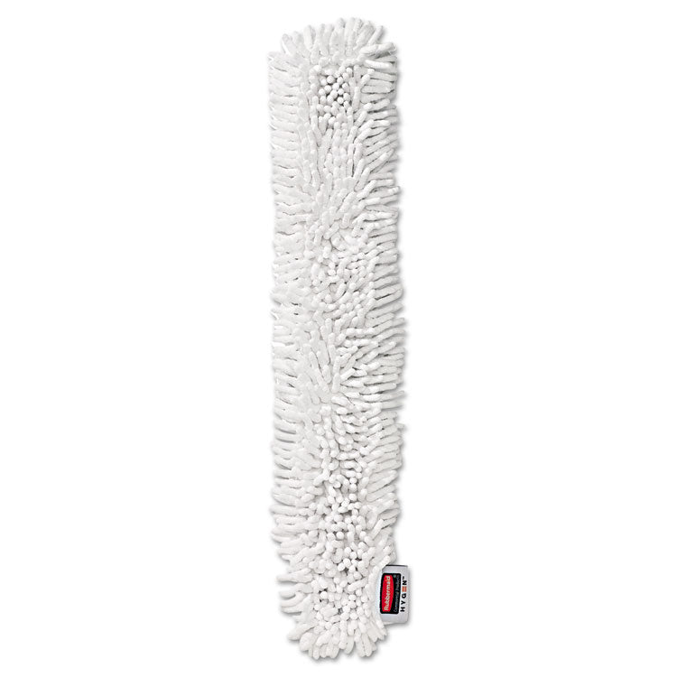 Rubbermaid Commercial HYGEN - HYGEN Quick-Connect Microfiber Dusting Wand Sleeve, White, 6/Carton