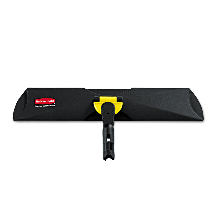 Rubbermaid Commercial HYGEN - HYGEN Quick Connect Single-Sided Frame, 18w x 3 3/8d, Plastic, Black