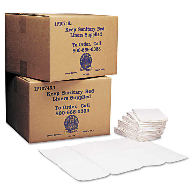 Koala Kare - Baby Changing Station Sanitary Bed Liners, 13 x 19, White, 500/Carton