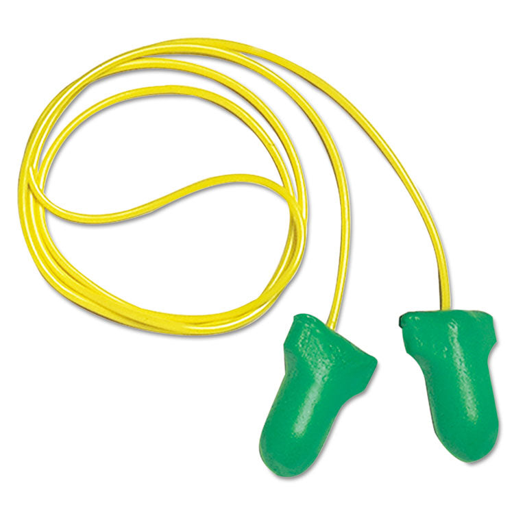 Howard Leight by Honeywell - LPF-30 Max Lite Single-Use Earplugs, Corded, 30NRR, Green, 100 Pairs