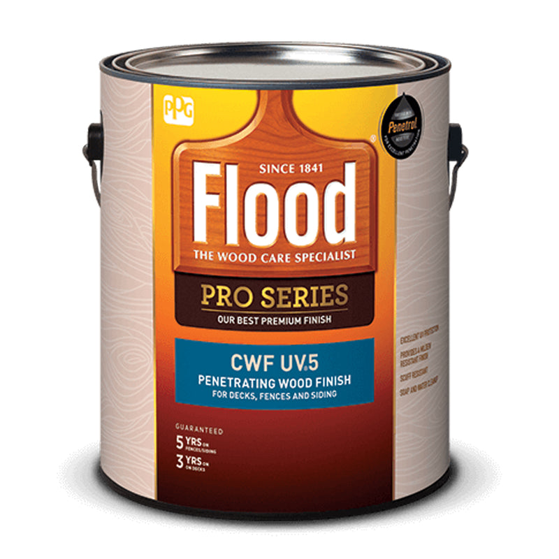FLOOD - Flood CWF-UV 5 Matte Natural Water-Based Wood Finish 1 gal - Case of 4