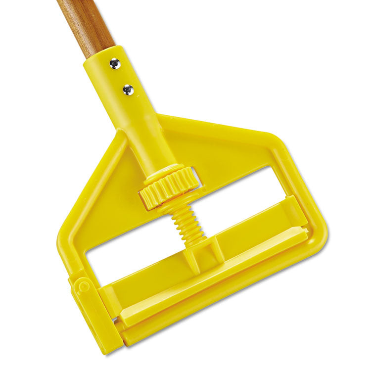 Rubbermaid Commercial - Invader Side-Gate Wood Wet-Mop Handle, 1" dia x 60", Natural, 12/Carton