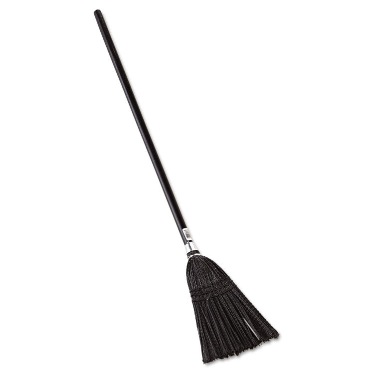 Rubbermaid Commercial - Lobby Pro Synthetic-Fill Broom, Synthetic Bristles, 37.5" Overall Length, Black