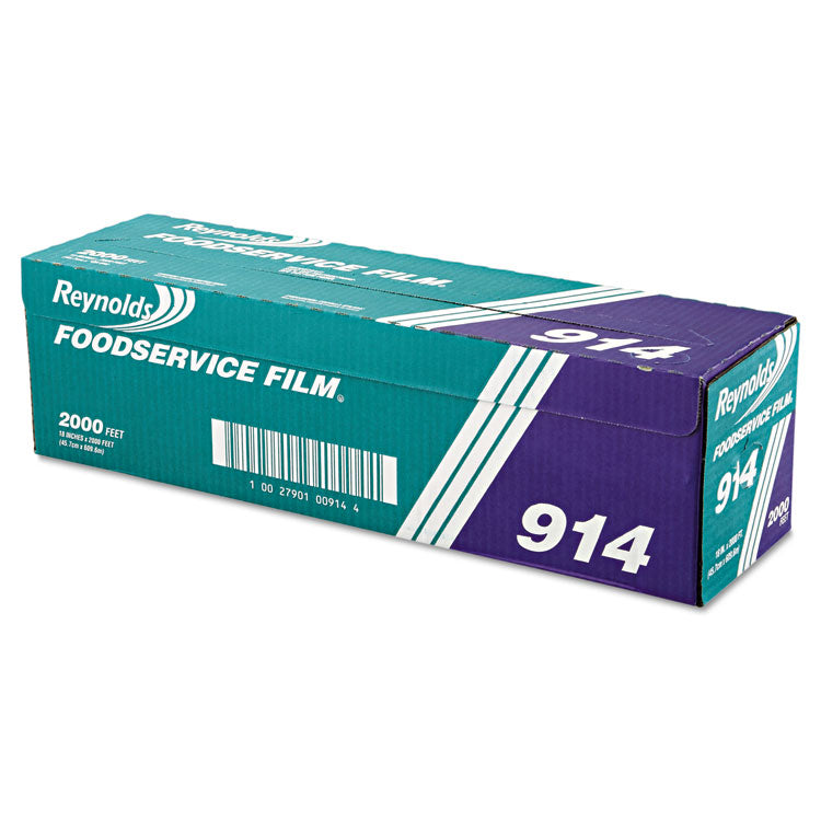 Reynolds Wrap - PVC Film Roll with Cutter Box, 18" x 2,000 ft, Clear