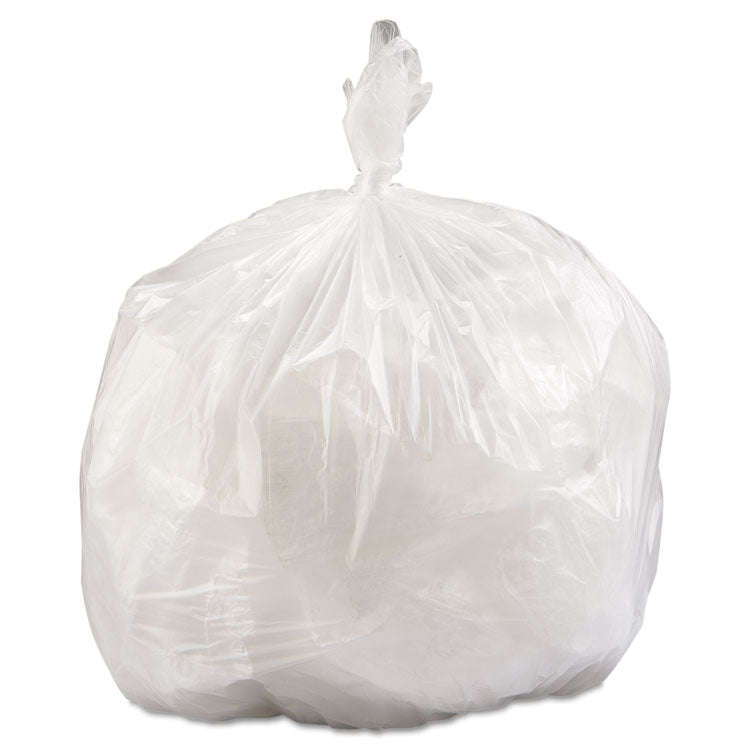 Inteplast Group - High-Density Commercial Can Liners Value Pack, 33 gal, 14 microns, 33" x 39", Clear, 250/Carton