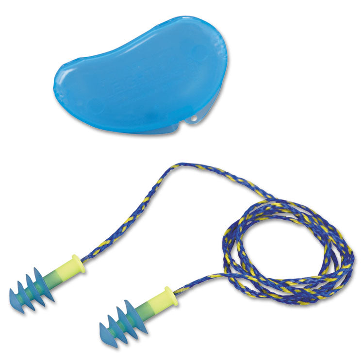 Howard Leight by Honeywell - FUS30 HP Fusion Multiple-Use Earplugs, Reg, 27NRR, Corded, BE/WE, 100 Pairs