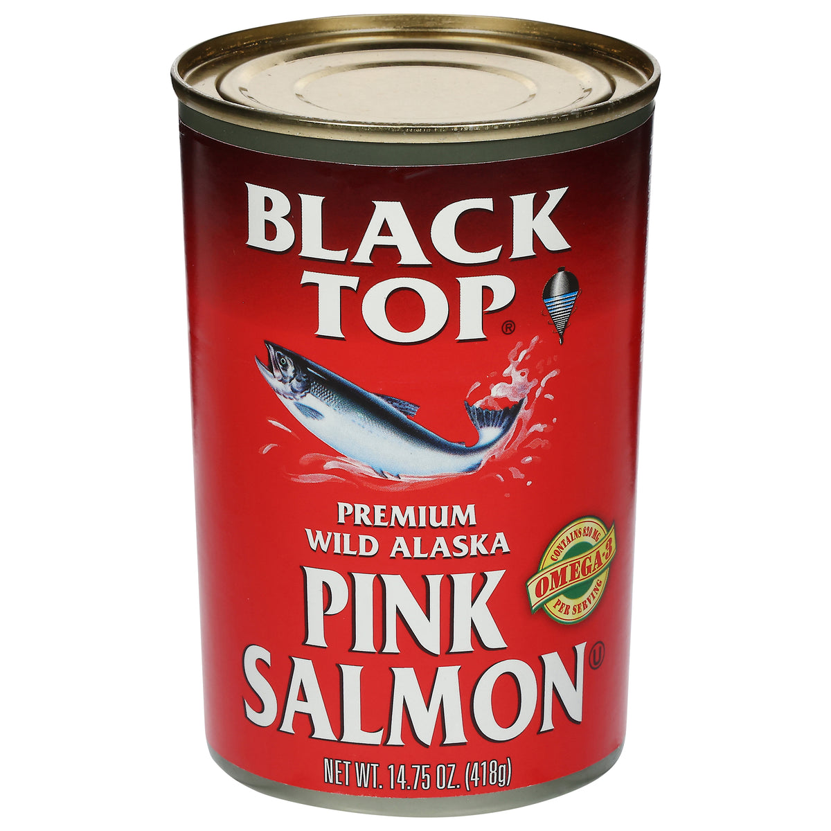 Black Top Premium Wild Alaska Pink Salmon 14.75 oz - Case of 12