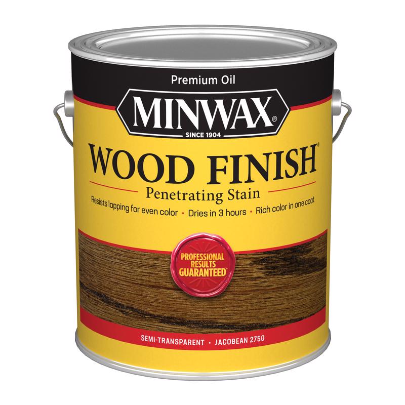 MINWAX - Minwax Wood Finish Semi-Transparent Jacobean Oil-Based Penetrating Stain 1 gal - Case of 2