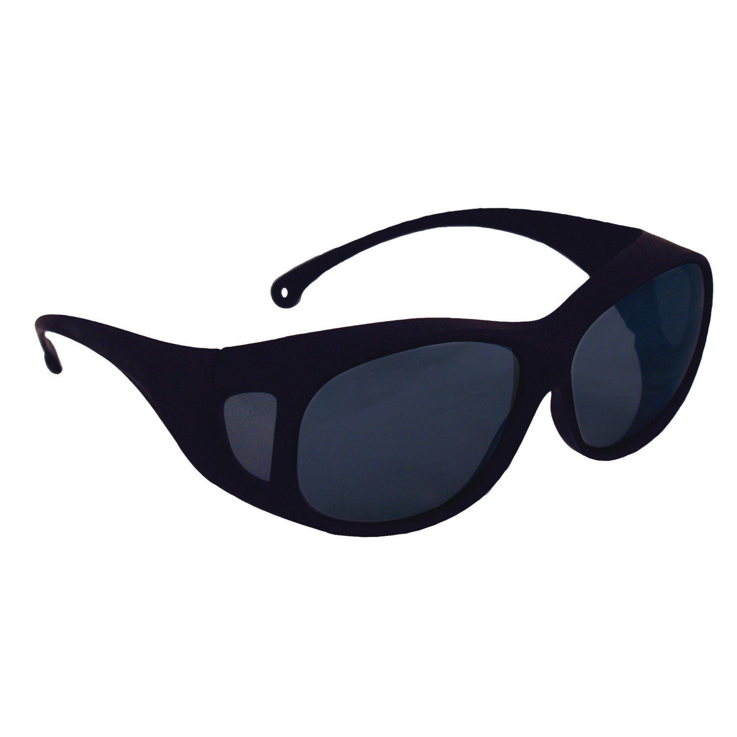 V50 OTG Safety Eyewear, Black Full Frame OTG, Mirrored Smoke Dual Lens