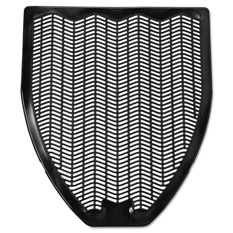 Impact - Disposable Urinal Floor Mat, Nonslip, Fresh Blast Scent, 17 1/2 x 20 3/8, Black, 6/Carton