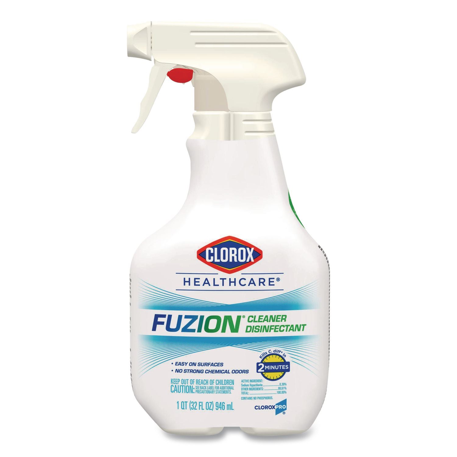 Fuzion Cleaner Disinfectant, 32 Oz Spray Bottle
