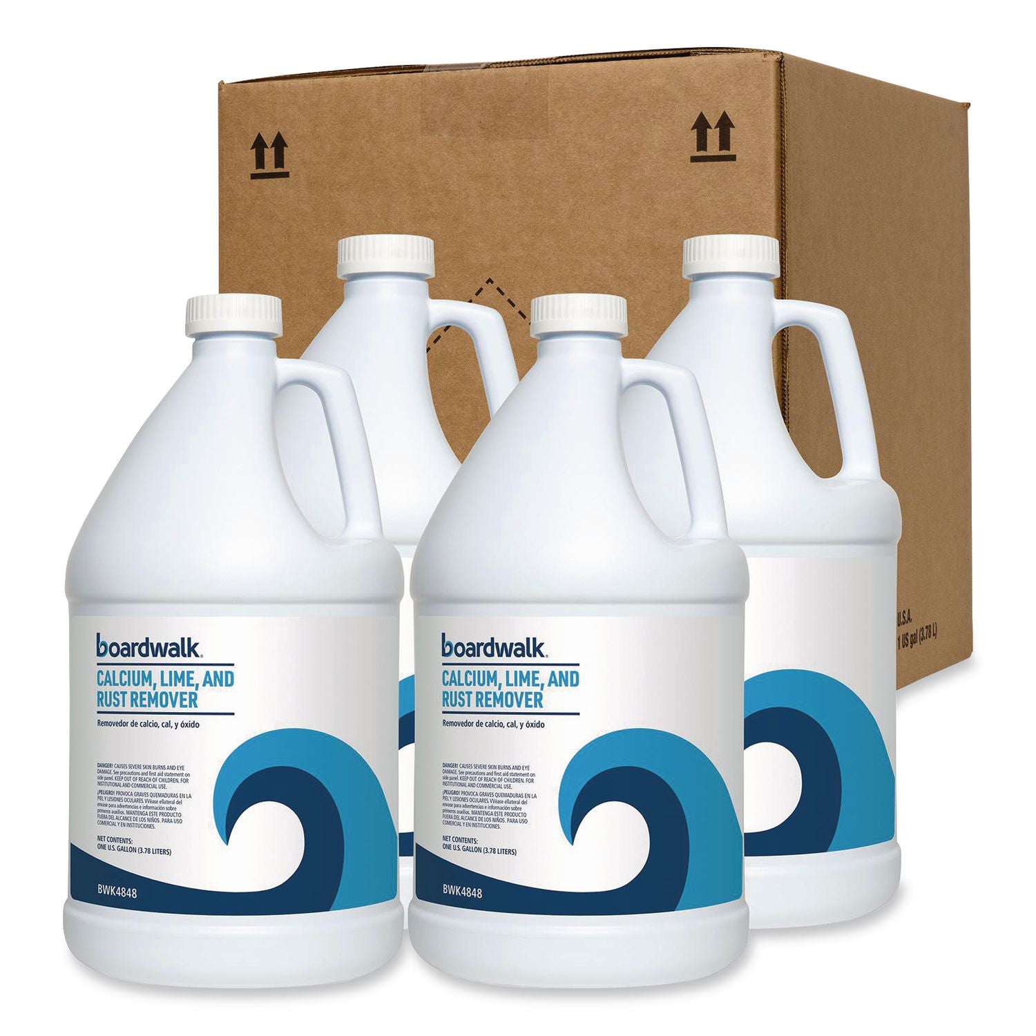 Calcium, Lime and Rust Remover, 1 gal Bottle, 4/Carton