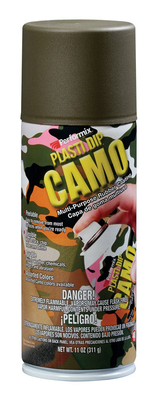 PLASTI DIP - Plasti Dip Flat/Matte Camo Green Multi-Purpose Rubber Coating 11 oz oz