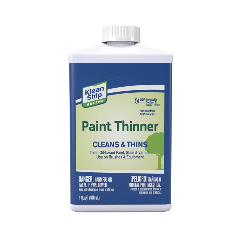 KLEAN-STRIP GREEN - Klean Strip Green Petroleum Hydrocarbons Paint Thinner 1 qt - Case of 4