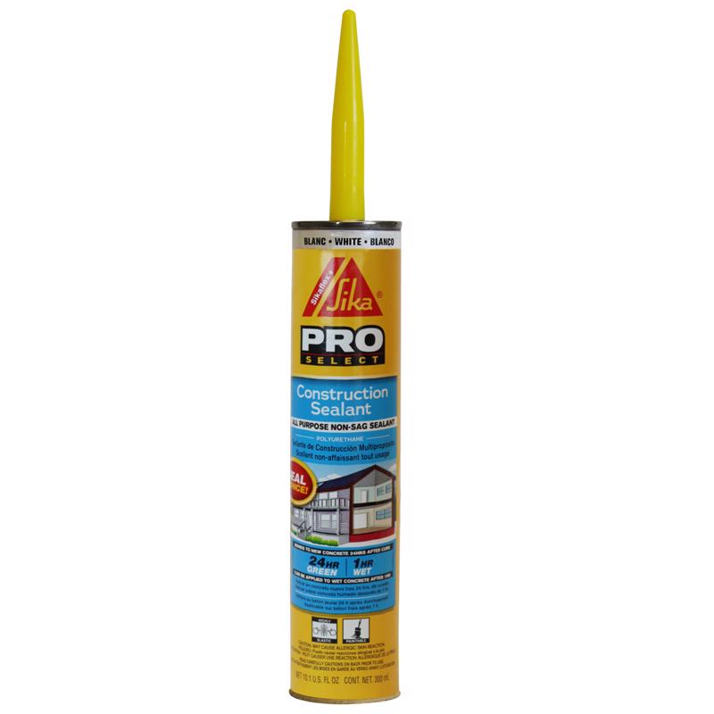 SIKAFLEX - Sika Pro Select White Polyurethane All Purpose Construction Sealant 10.1 oz - Case of 12