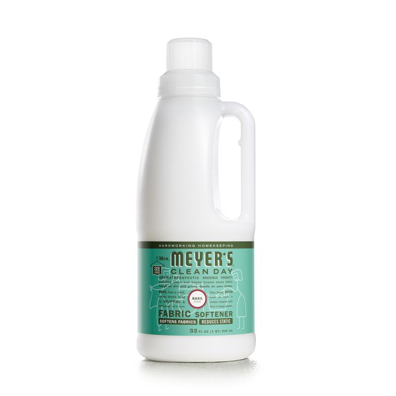 MRS. MEYER'S - Mrs. Meyer's Clean Day Basil Scent Fabric Softener Liquid 32 oz 1 pk