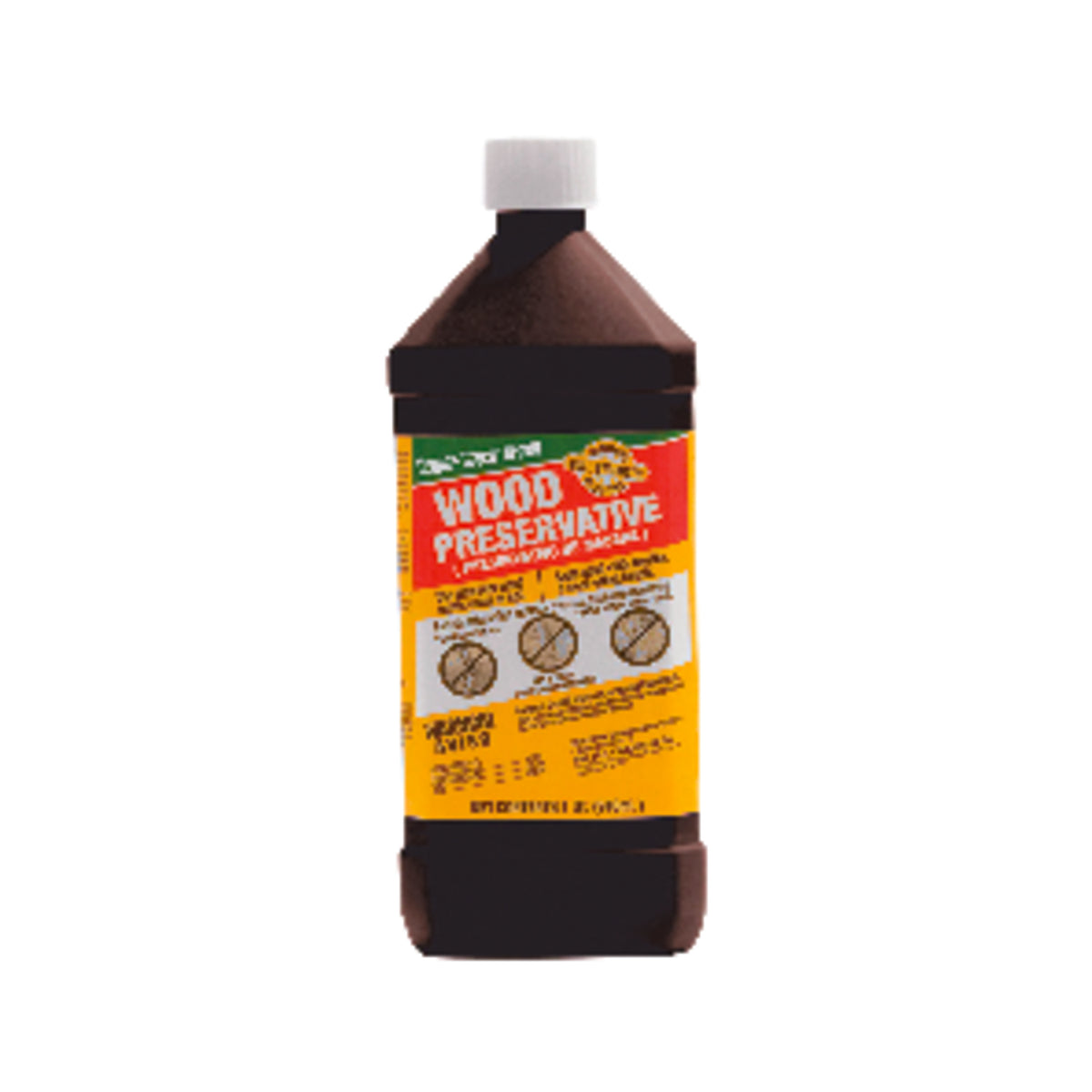 Copper Green Flat Brown Oil-Based Wood Preservative 1 qt - Case of 12